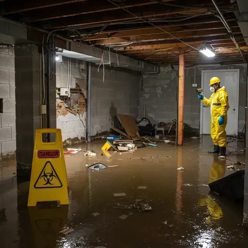 Flooded Basement Electrical Hazard in Highlands Ranch, CO Property